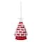 Mr. Christmas 5" Nostalgic Ceramic Tree Ornament with White Bulbs